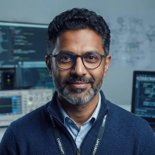 Illustrated portrait of Ravi