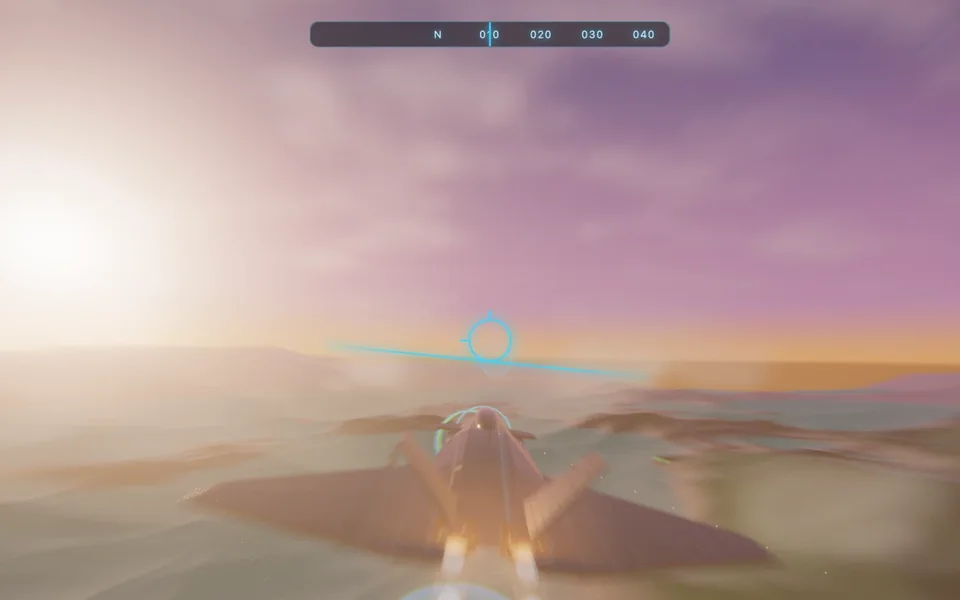 Screenshot of the Hand Jet demo