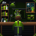 Engineer at desk loop